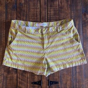 Spunky Joe Fresh like green lattice print shorts size 14